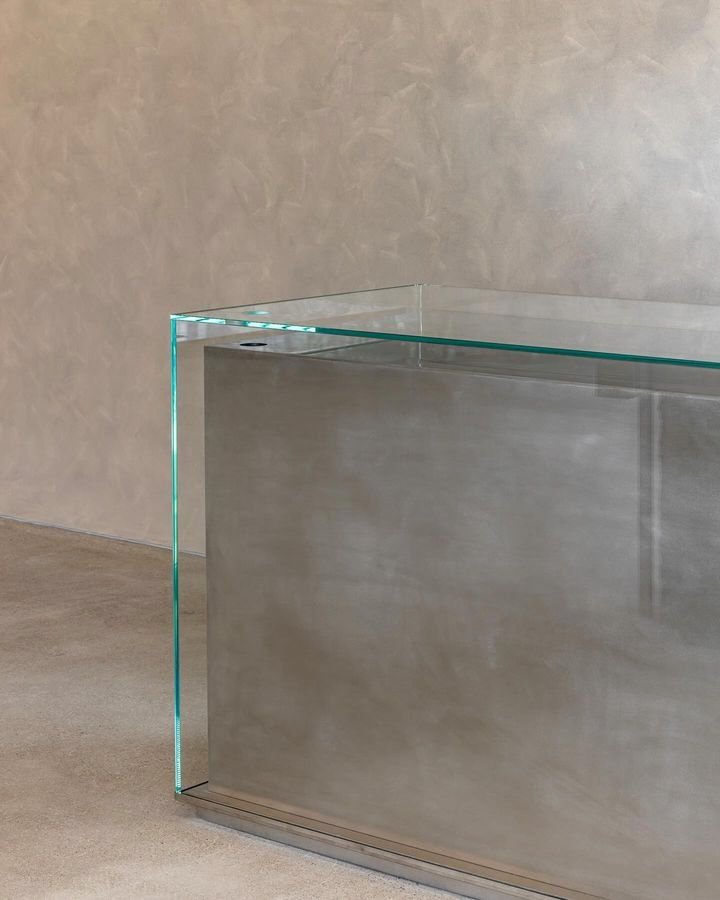 Silver finish material